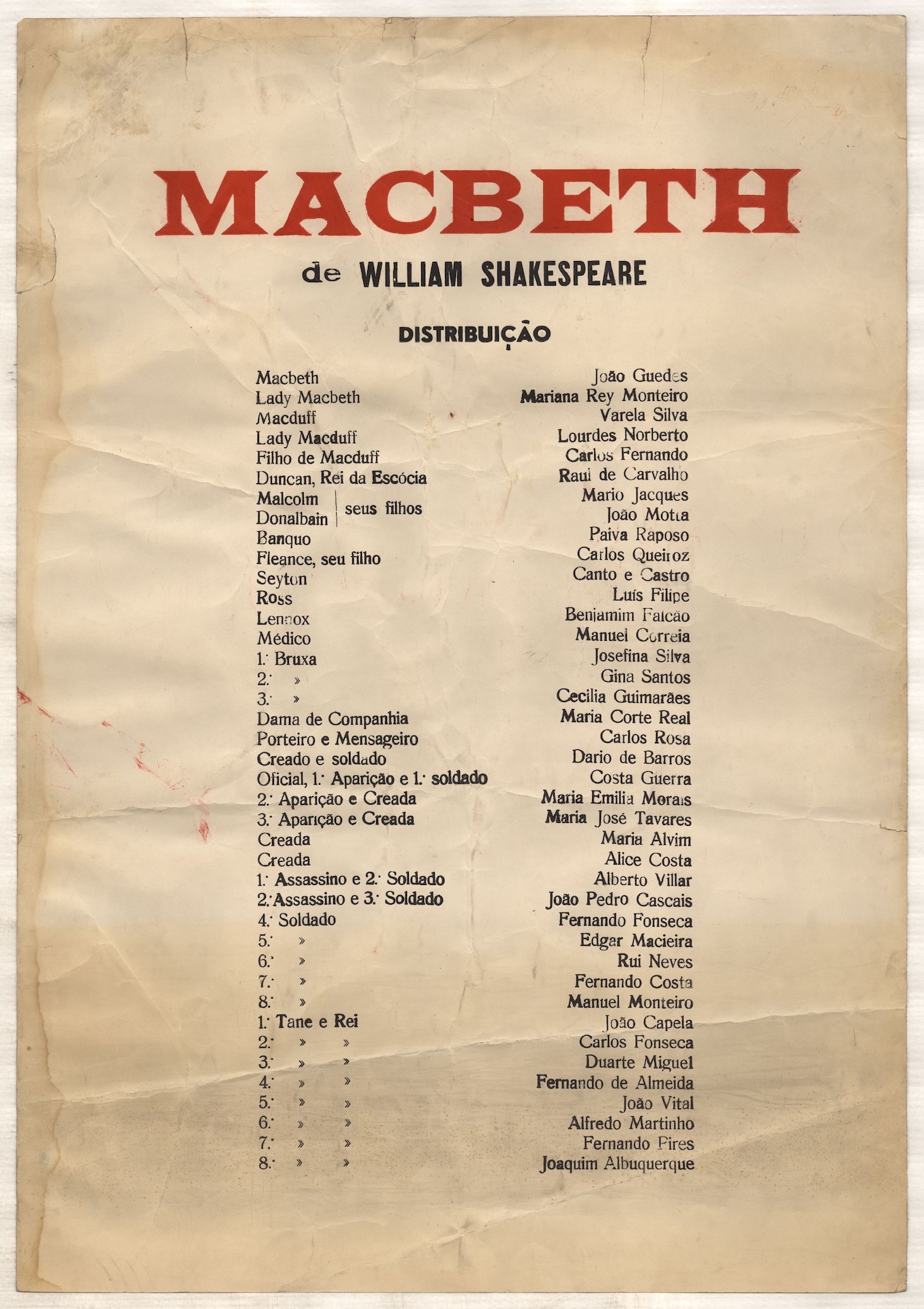 Macbeth: a peça que dá azar - ©Enric Vives-Rubio no Teatro Nacional D. Maria II